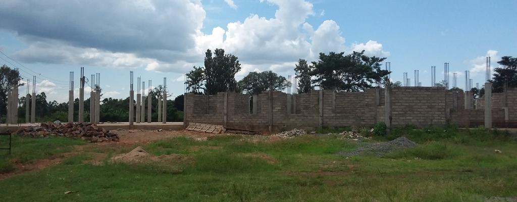 THIS IS THE NEW ADMINISTRATION BLOCK TAKING SHAPE THE NEW ADMINSTRATION BLOCK IS UNDER CONSTRUCTION AT THE DISRICT HEADQUARTERS